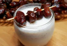 طريقة عمل عصير التمر باللبن