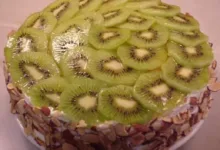 طريقة عمل كيكة الكيوي