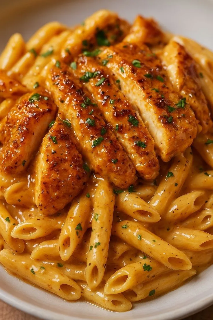  مكرونة بالدجاج والكاري