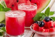 عصير البطيخ المثلج