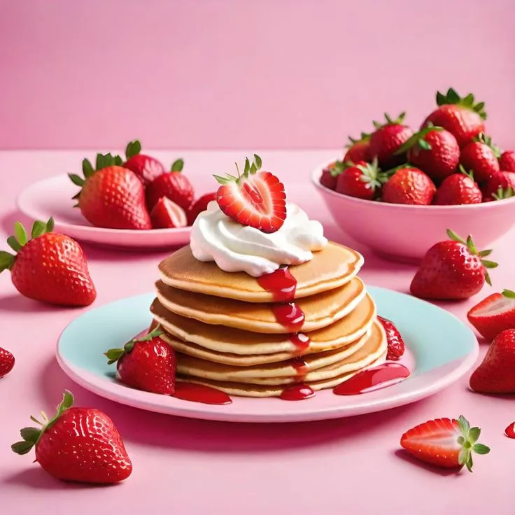  بان كيك الفراولة