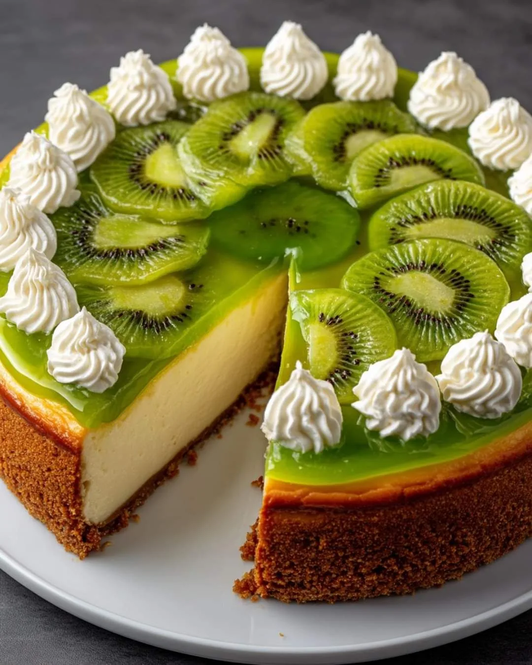  طريقة عمل كيكة الكيوي
