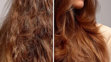 فرد الشعر في المنزل