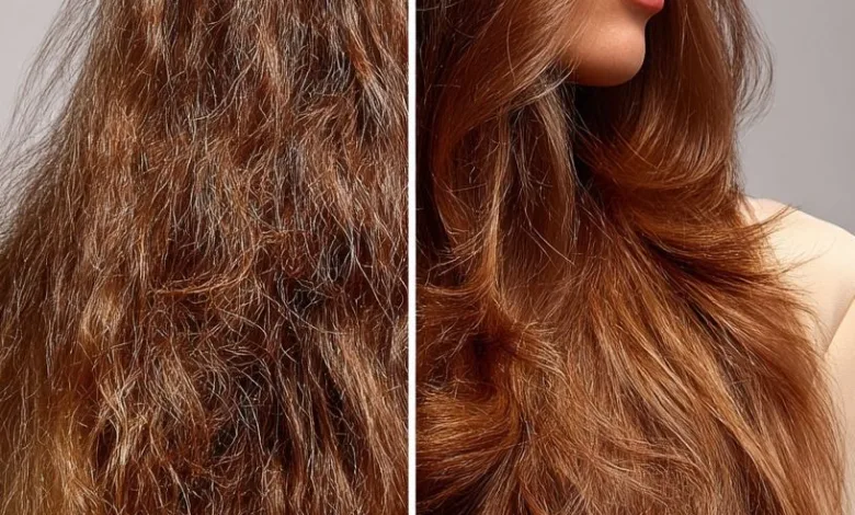 فرد الشعر في المنزل