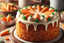 كيك الجزر والقرفة