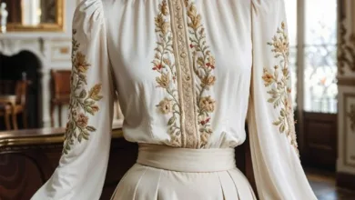 أحلى بلوزات مطرزة