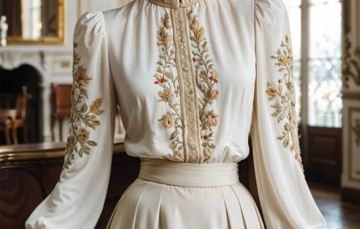 أحلى بلوزات مطرزة