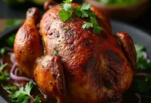 الدجاج المشوى بالكزبرة