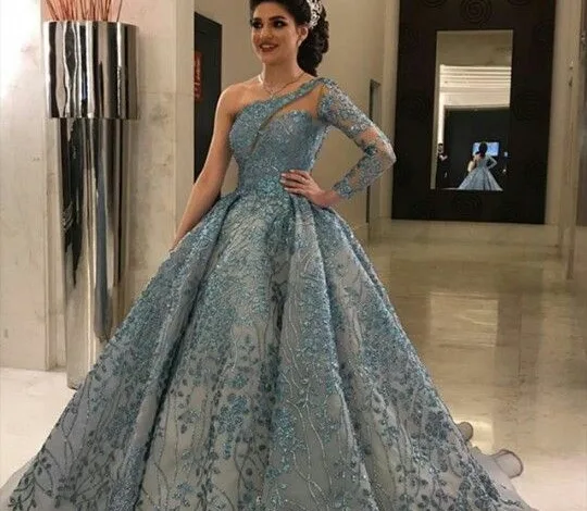 فساتين خطوبه جميله