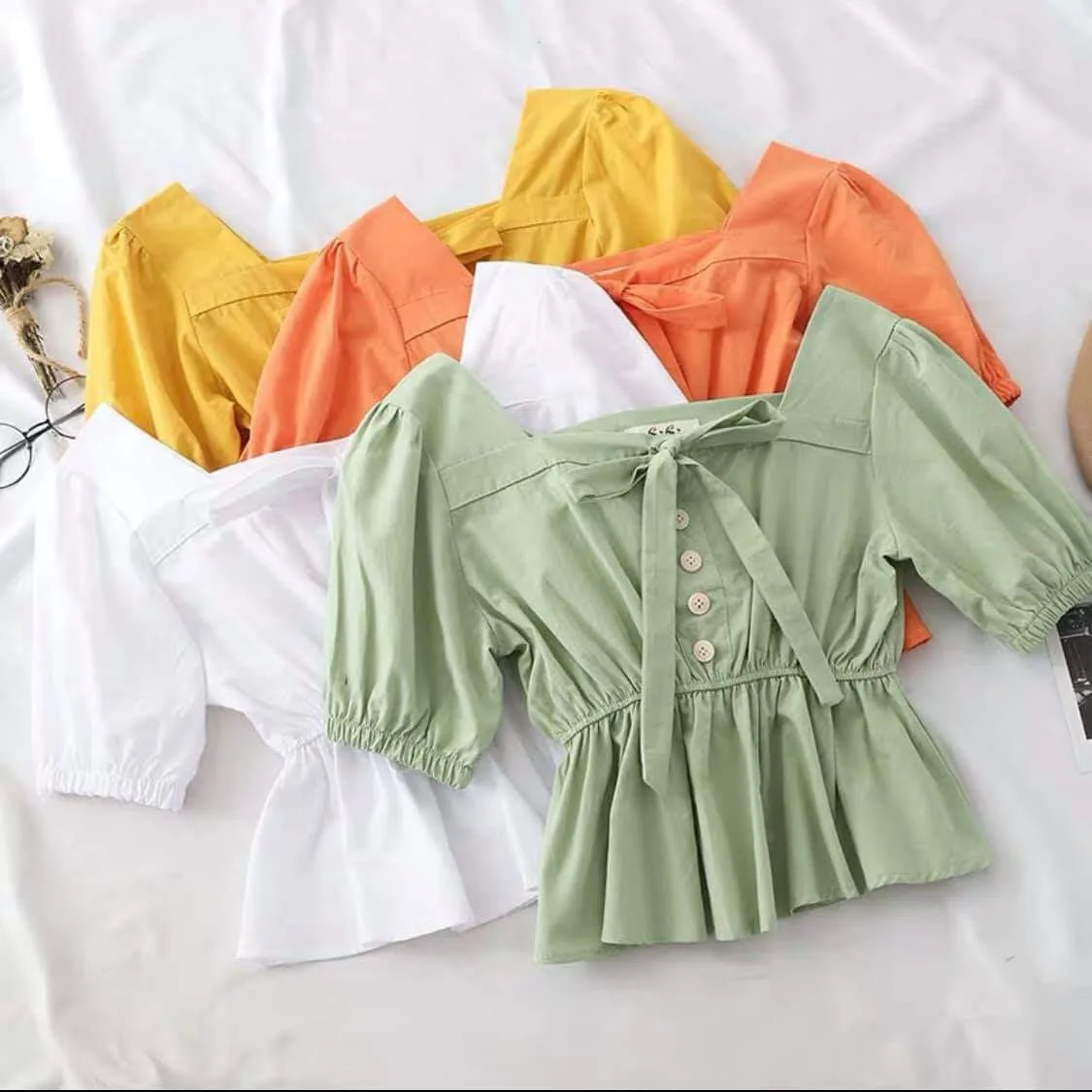 بلوزات صيفى أخر شياكة