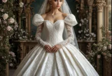 أحدث وأشيك فساتين زفاف لعام 2015