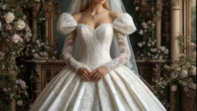 أحدث وأشيك فساتين زفاف لعام 2015