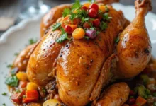 دجاج محشي بالأرز