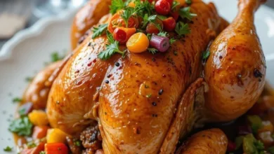 دجاج محشي بالأرز