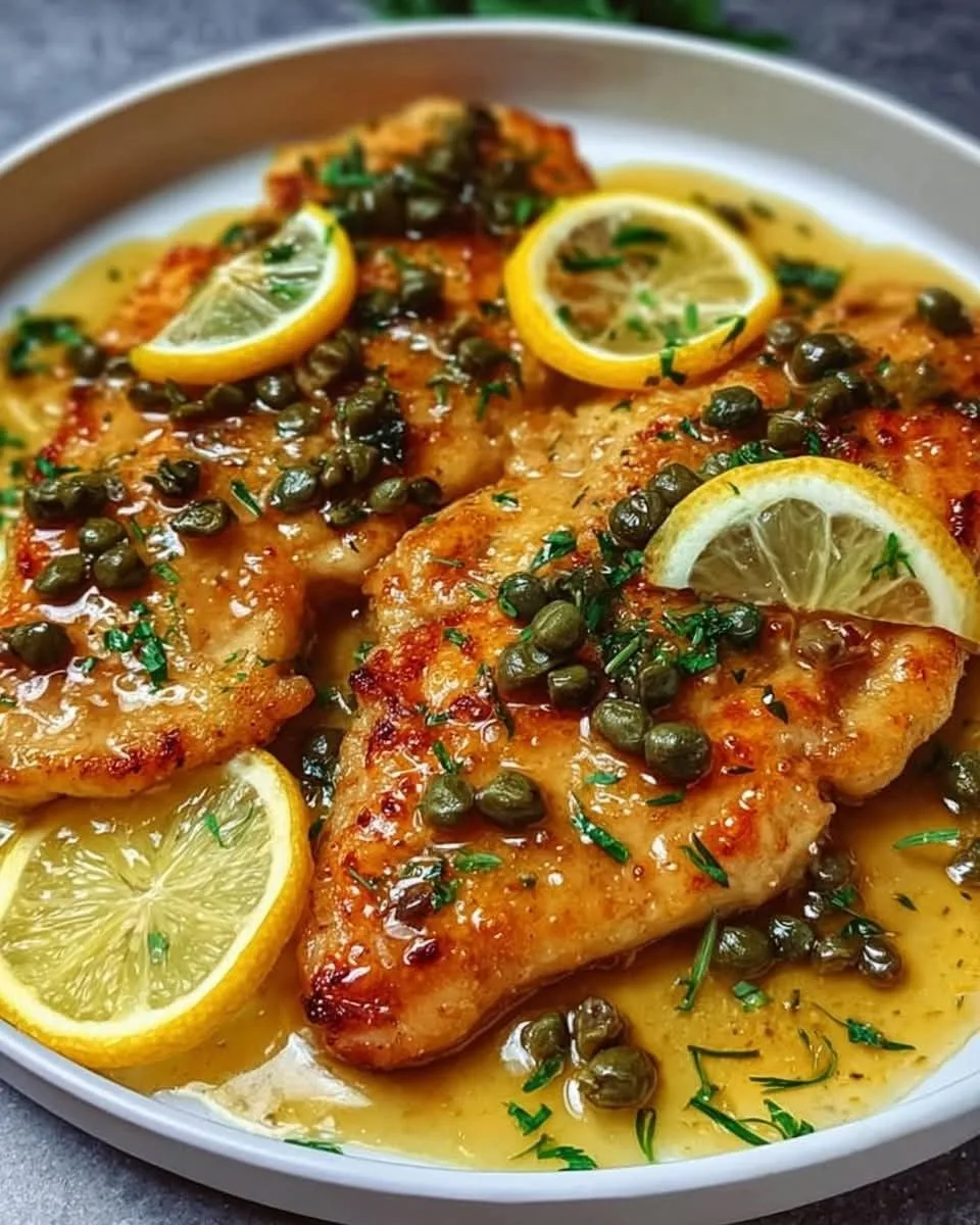   طريقة  بيكاتا الدجاج بشرائح الليمون
