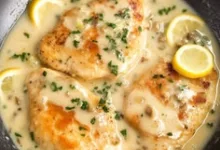 طريقة بيكاتا الدجاج بشرائح الليمون