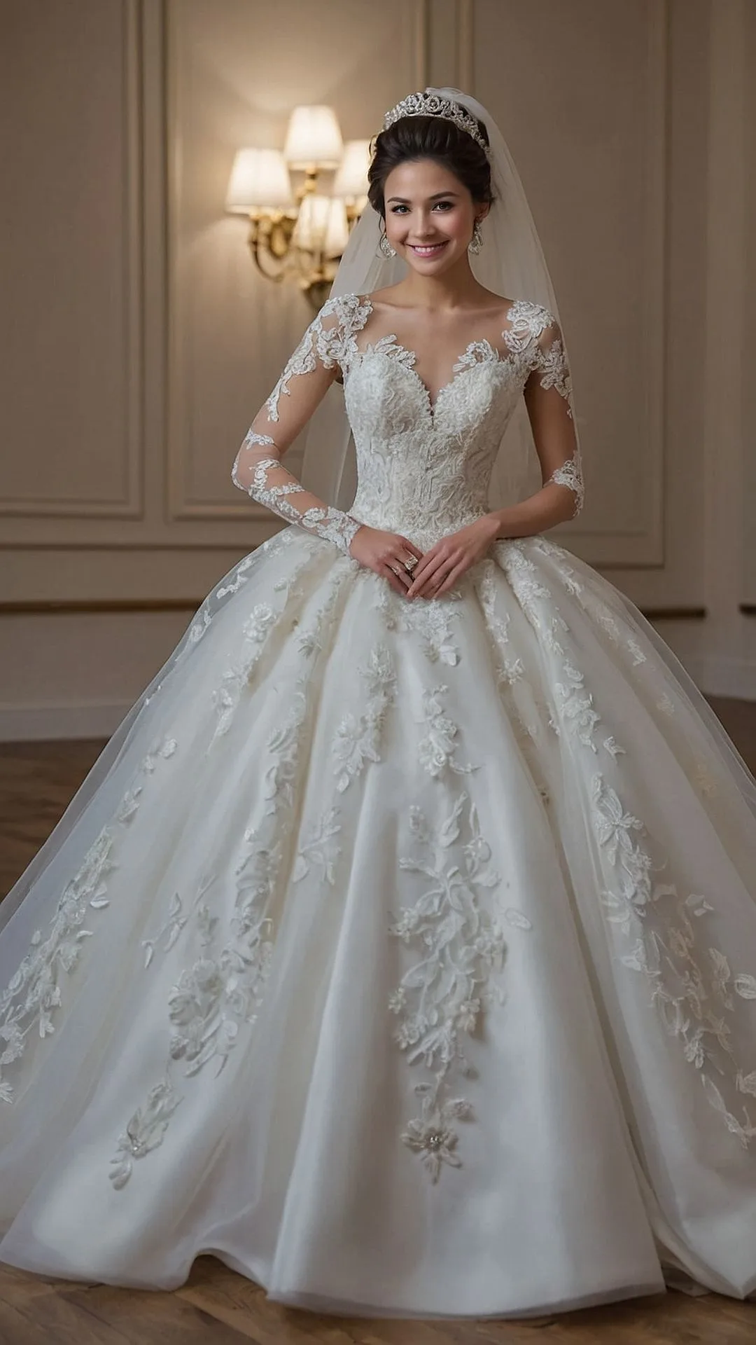 أحدث وأشيك فساتين زفاف لعام 2015
