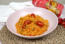 الارز بالطماطم