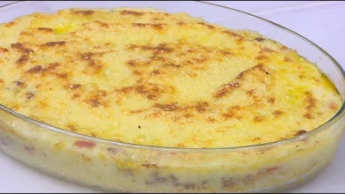 بطاطس بالباشميل