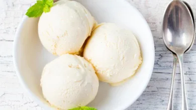 آيس كريم الفانيليا