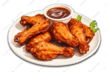 أجنحة الدجاج بصلصة الطماطم