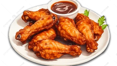  أجنحة الدجاج بصلصة الطماطم