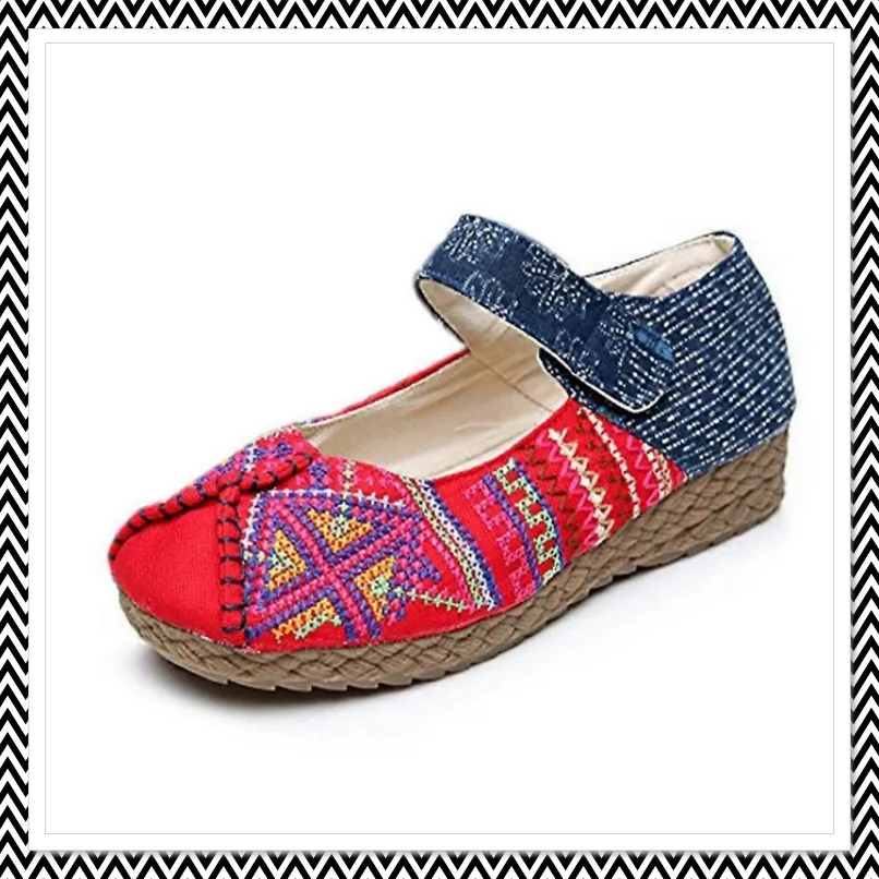 أحذية مطرزة بغرزة الكنافاه (30)