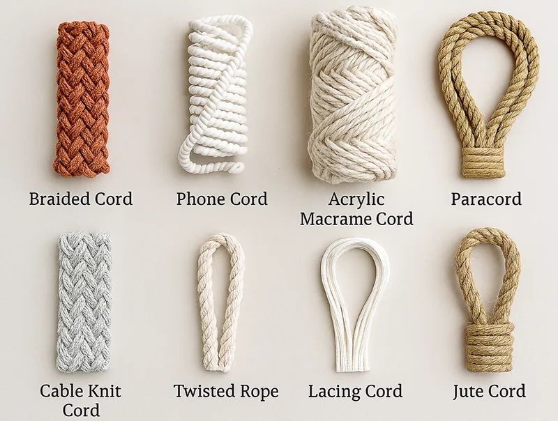 أنواع الكردون المستخدم في الخياطة