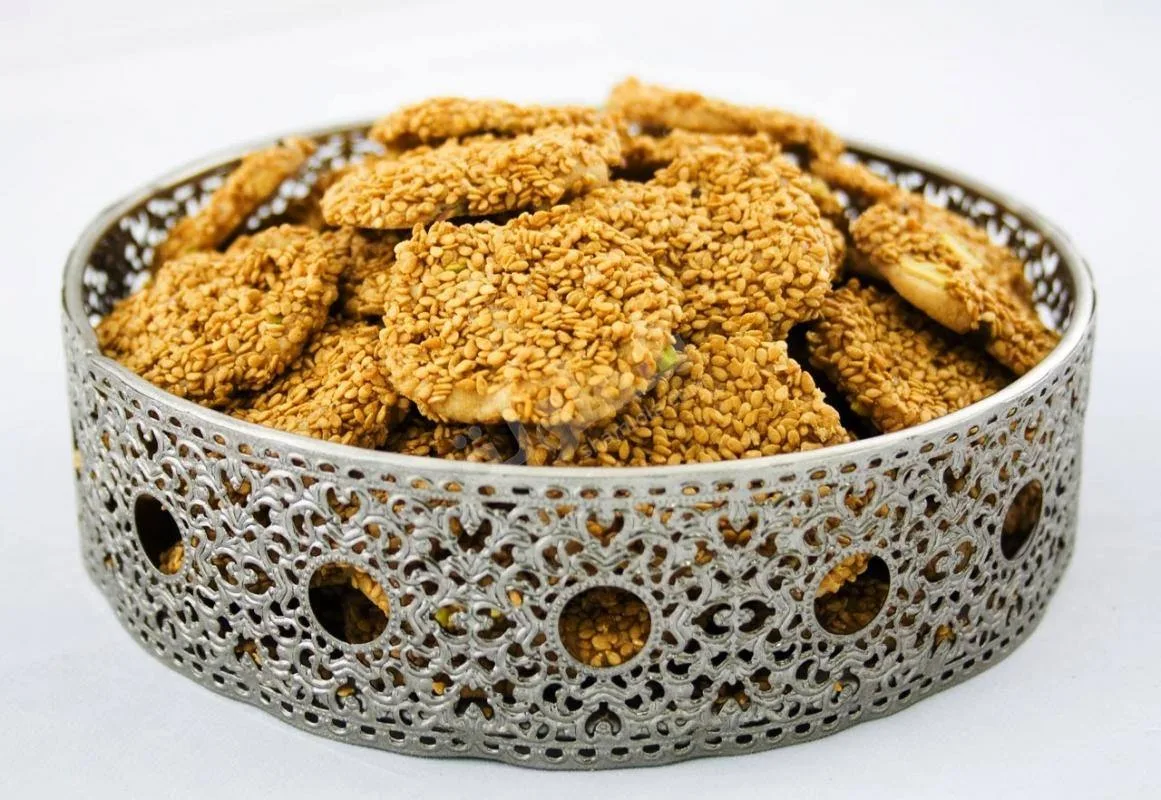 الحلويات المقرمشة بالسمسم