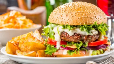 البرجر البيتي