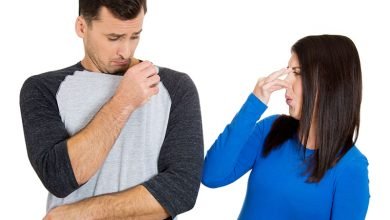 التعرق ورائحة الجسم