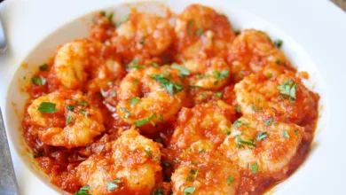 الجمبري بصوص التفاح