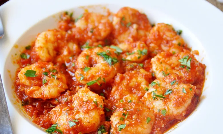 الجمبري بصوص التفاح