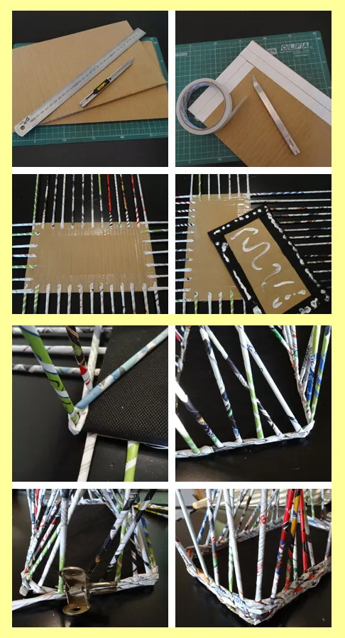 الخطوة 4 لعمل سلة من الورق تشكيل الجوانب