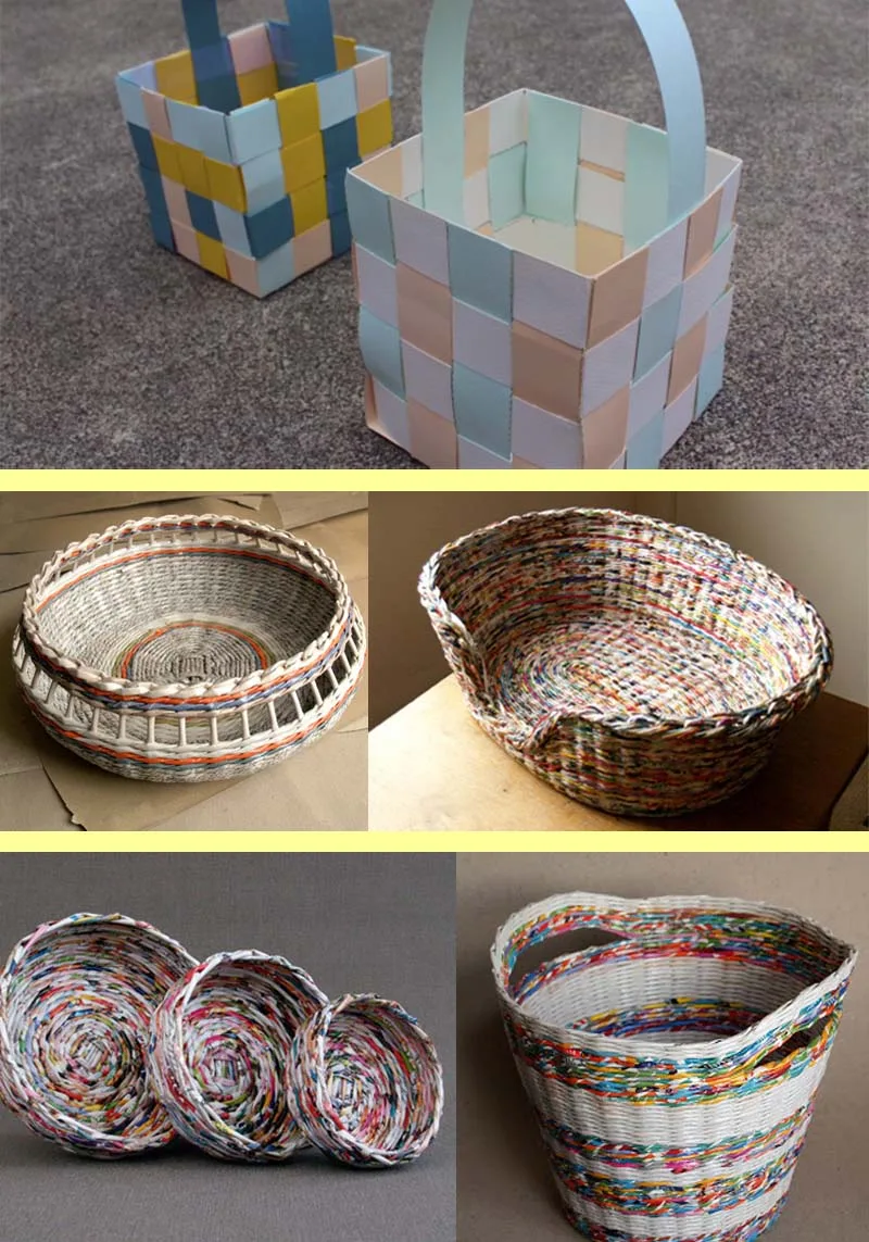 الخطوة 5 لعمل سلة من الورق التشطيب والتزيين