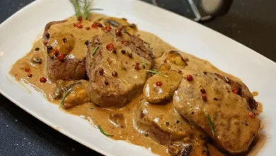 الفيليه بصلصة الفلفل