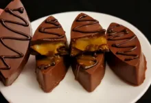 بسكويت بالشيكولاته والكراميل