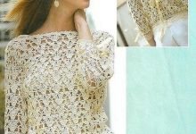 بلوزة كروشية