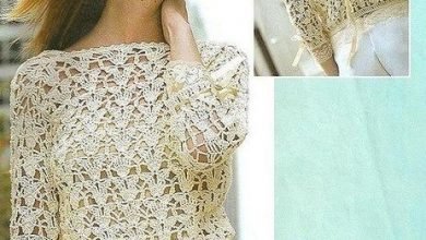 بلوزة كروشية