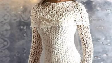 بلوزة كروشية