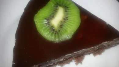 حلوى الشيكولاتة بالكيوي