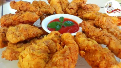 دجاج كريسبي مع الزبادي