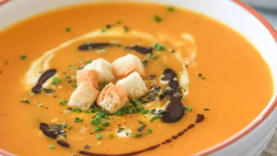 شوربة القرع بالكريما