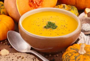 شوربة القرع بالكريما