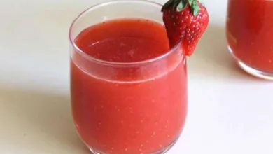 عصير الفراولة