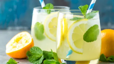 عصير الليمون والنعناع