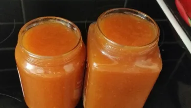 عصير المشمش والتفاح