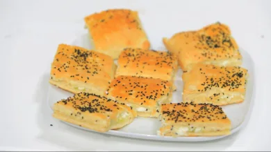 فطيرة الجبنة الساخنة