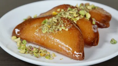 قطايف بالقشطة