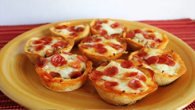 كب كيك البيتزا